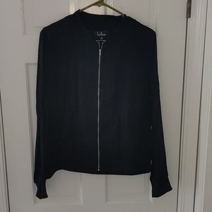 Black Lightweight Bomber Jacket